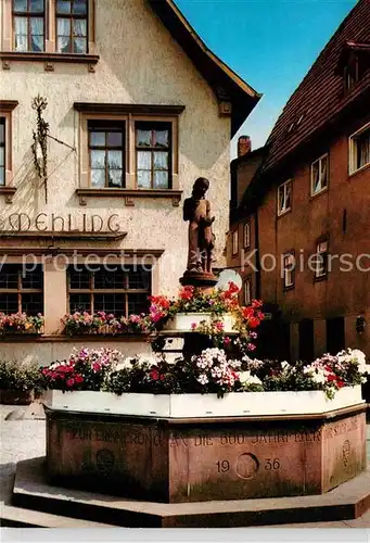 Lohr Main Maerchenbrunnen beim Rathaus Kat. Lohr a.Main