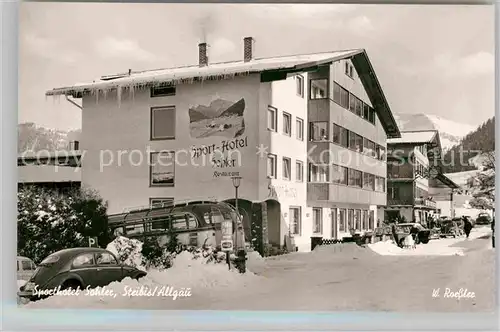 Steibis Sporthotel Sohler im Winter Allgaeuer Alpen Kat. Oberstaufen