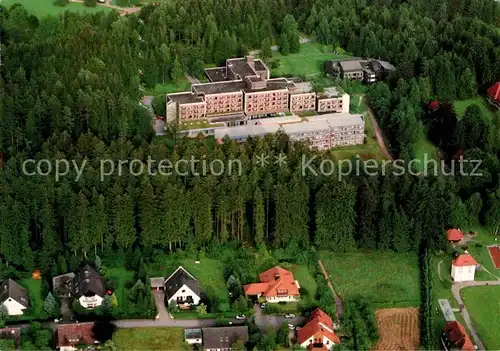 Koenigsfeld Schwarzwald Albert Schweitzer Klinik Fliegeraufnahme Kat. Koenigsfeld im Schwarzwald