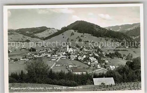 Oberstaufen Panorama Alpenkurort Allgaeuer Alpen Kat. Oberstaufen