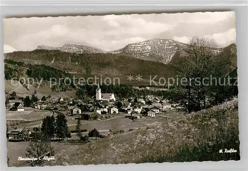 Oberstaufen Panorama Kat. Oberstaufen