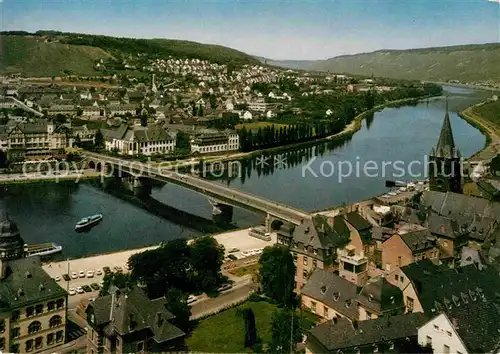 Bernkastel Kues Fliegeraufnahme Moselpartie Kat. Bernkastel Kues