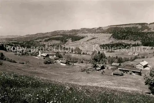 Aach Oberstaufen Panorama Kat. Oberstaufen