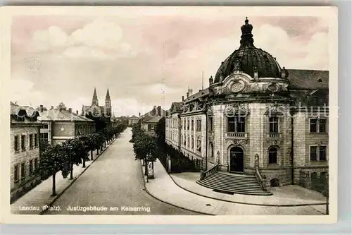 Landau Pfalz Justizgebaeude am Kaiserring Kat. Landau in der Pfalz