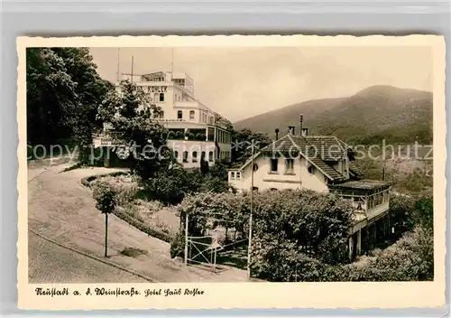 Neustadt Weinstrasse Hotel Haus Kohler Kurhaus Buetten Kat. Neustadt an der Weinstr.