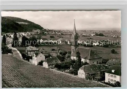 Haardt Weinstrasse Ortsansicht mit Kirche Kat. Neustadt an der Weinstr.