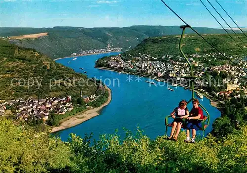 Boppard Rhein Sesselbahn Kat. Boppard