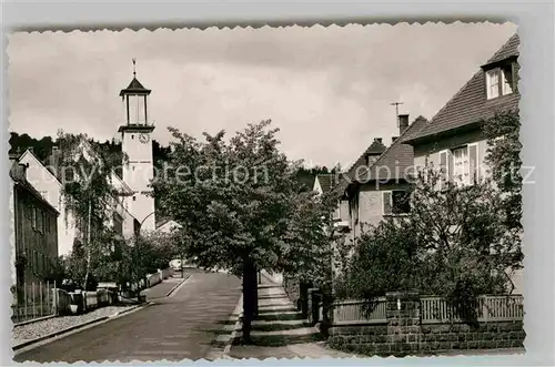 Neustadt Weinstrasse Ortspartie bei der Kirche Kat. Neustadt an der Weinstr.