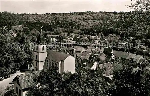 Weissenstein Pforzheim Teilansicht Kirche