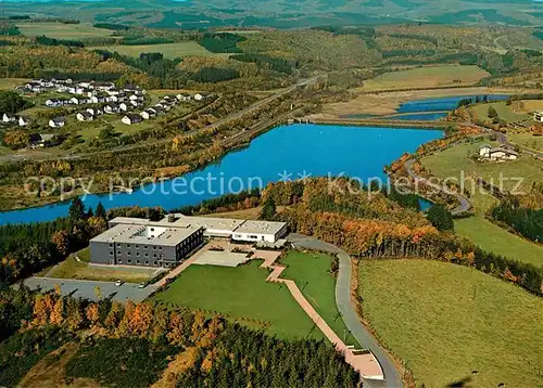 Biggesee Jugendherberge Fliegeraufnahme Kat. Olsberg