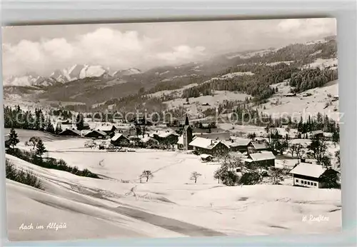 Aach Oberstaufen Panorama Kat. Oberstaufen