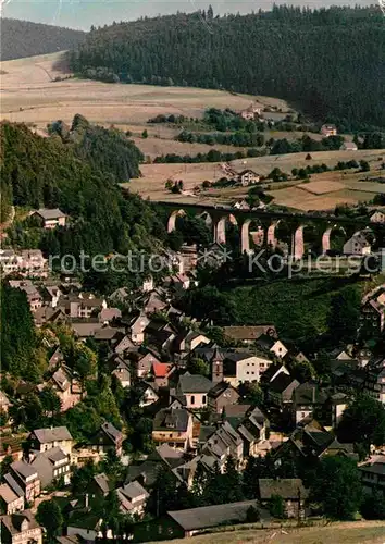 Willingen Sauerland Fliegeraufnahme mit Viadukt Naturpark Diemelsee Kat. Willingen (Upland)