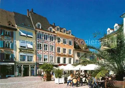 Mulhouse Muehlhausen Place de la Reunion Strassencafe Kat. Mulhouse