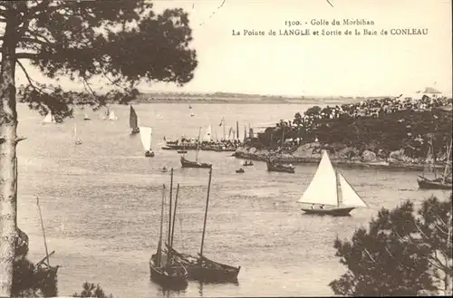 Vannes Golfe du Morbihan Pointe de Langle Sortie de la Baie de Conleau * / Vannes /Arrond. de Vannes