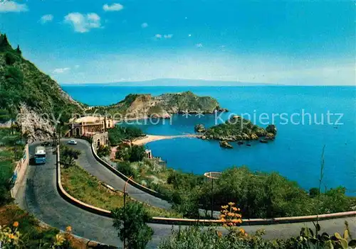 Taormina Sizilien Isola Bella Capo S. Andrea  Kat. 