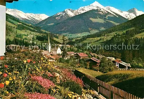 Alpbach Collegedorf mit grossen Galtenberg Kat. Alpbach