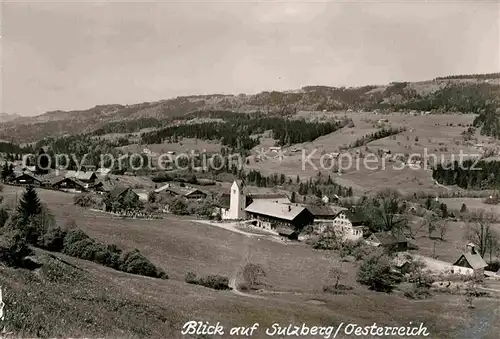 Sulzberg Vorarlberg Panorama Kat. Sulzberg