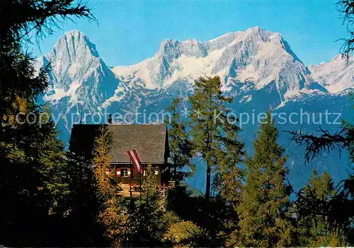 Windischgarsten Zellerhuette am Warscheneck mit Gr Priel und Spitzmauer Kat. Windischgarsten