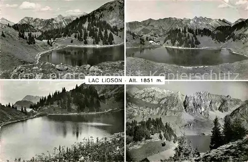 Lac Lioson Gebirgssee Waadtlaender Alpen