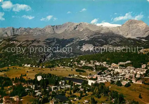 Crans sur Sierre Vue aerienne Kat. Crans Montana