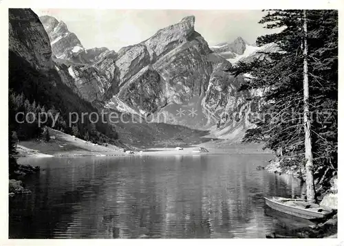 Seealpsee Berggasthof Forelle Appenzeller Alpen Kat. Schwende