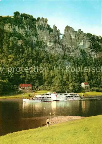 Motorschiffe Bastei Saechsische Schweiz  Kat. Schiffe