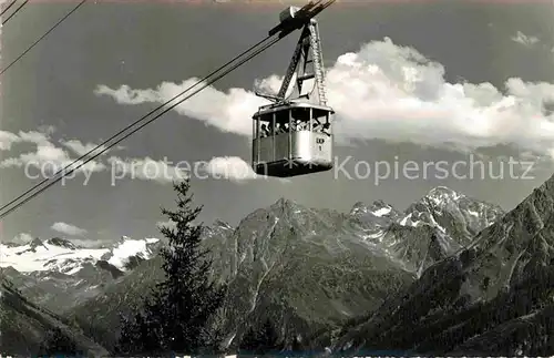 Seilbahn Klosters Gotschnagrat Parsenn Silvrettagruppe Kat. Bahnen