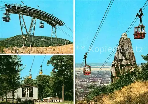 Seilbahn Thale Harz Kat. Bahnen