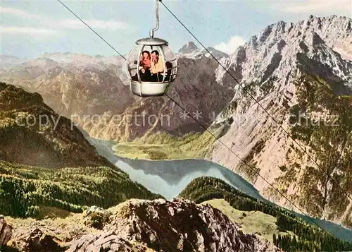 Seilbahn Jenner Watzmann Steinernes Meer Koenigssee Kat. Bahnen