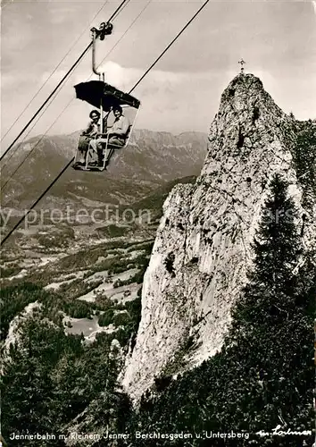 Sessellift Jenner Berchtesgaden Untersberg  Kat. Bahnen