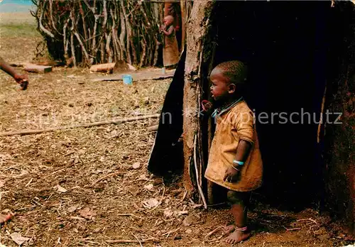 Typen Afrika East Africa Masai Child 