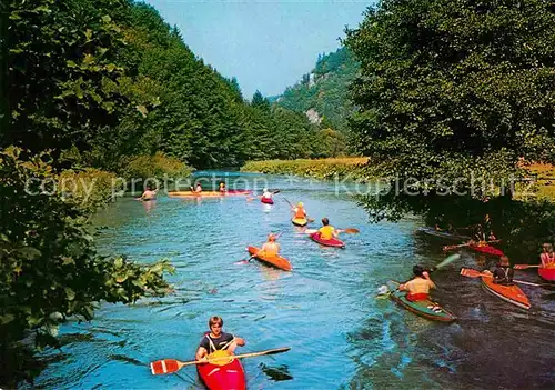 Sport Kanusport Wiesenttal Naturpark Fraenkische Schweiz  Kat. Sport