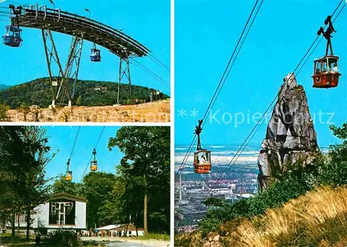 Seilbahn Thale Harz  Kat. Bahnen