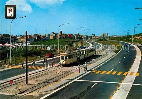 Strassenbahn Bredene Koninklijke baan Kat. Strassenbahn