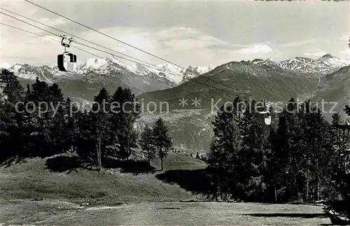 Seilbahn Crans sur Sierre Mischabels Weisshorn Becs de Bosson Kat. Bahnen