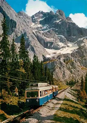 Zahnradbahn Bayerische Zugspitzbahn Zugspitze  Kat. Bergbahn