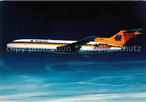 Flugzeuge Zivil Hapag Lloyd Boeing Jet 727 200 Kat. Airplanes Avions