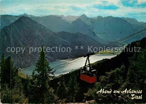 Seilbahn Rofan Achensee  Kat. Bahnen