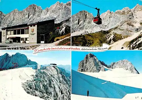 Seilbahn Dachsteinsuedwand Gletscherbahn Ramsau Bergstation Kat. Bahnen