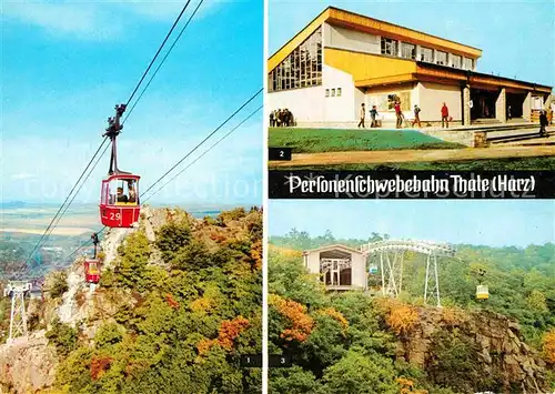 Seilbahn Thale Harz Bergstation   Kat. Bahnen