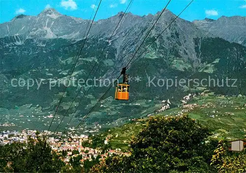 Seilbahn Merano Funivia di Avelengo Tirolo Kat. Bahnen