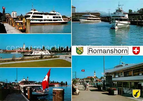 Faehre Romanshorn TG Bodensee  Kat. Schiffe