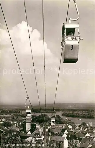 Seilbahn Ruedesheim am Rhein Kat. Bahnen