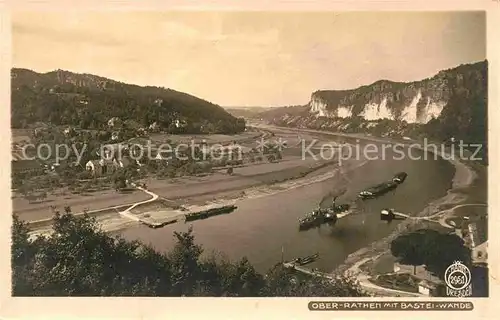 Foto Hahn Nr. 2951 Ober Rathen Bastei Waende  Kat. Fotografie