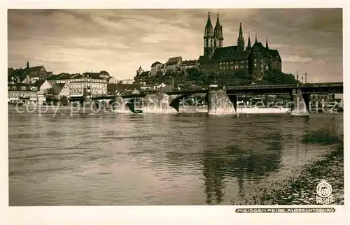 Foto Hahn Nr. 5630 Meissen Elbe Albrechtsburg Kat. Fotografie