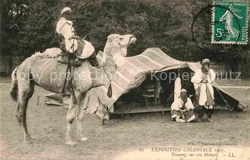 Expositions Exposition Coloniale Paris Touareg Mehari  Kat. Expositions