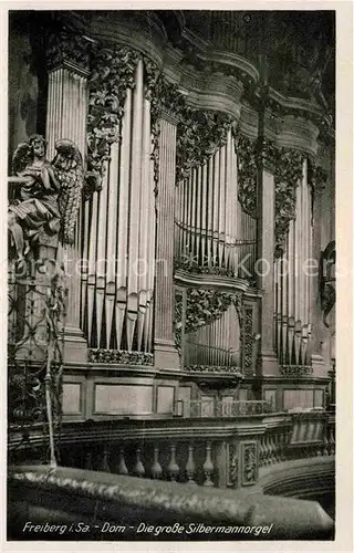 Kirchenorgel Freiberg Sachsen Dom Silbermannorgel Kat. Musik