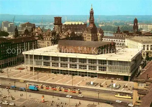 Strassenbahn Dresden Kulturpalast Kat. Strassenbahn