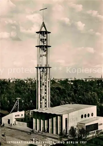 Ausstellung Internationale Bauausstellung Berlin Kaiser Friedrich Gedaechtniskirche Kat. Expositions