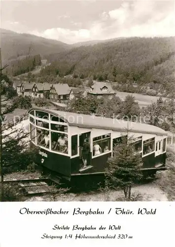 Bergbahn Oberweissbach  Kat. Bergbahn